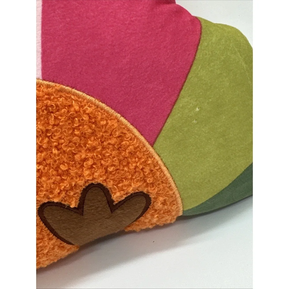2024 Target Bullseye Cute Fall Turkey Shaped Soft Throw Pillow